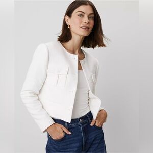 Tweed Patch Pocket Jacket NWT